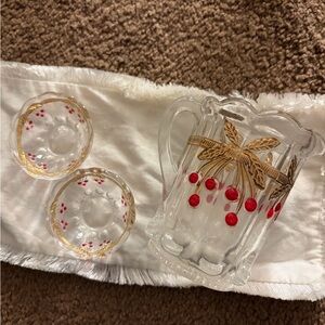 American Girl Doll Samantha Vintage Glassware